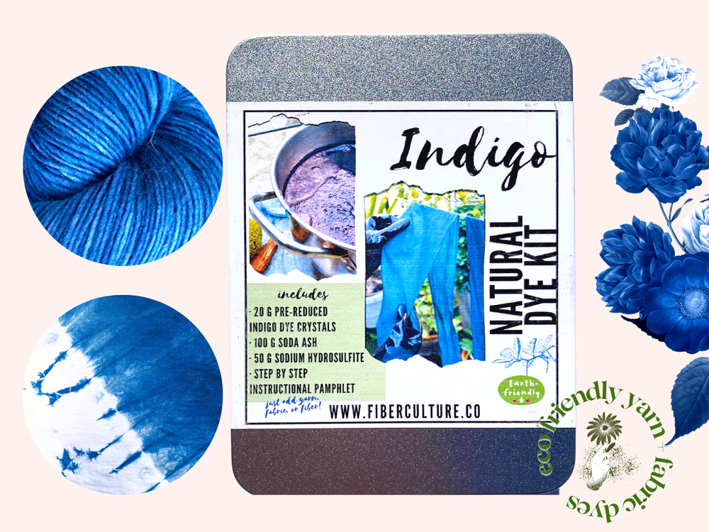 Indigo Natural Dye Kit, Super Concentrated Natural Indigo Dye Kit